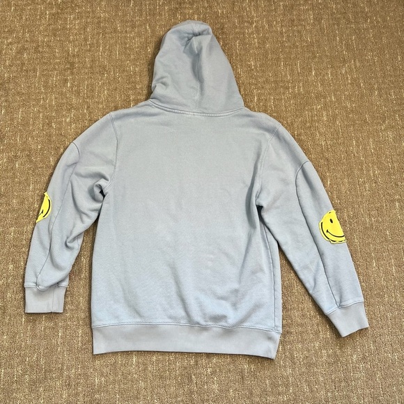 Samii Ryan Smiley® Oversized Hoodie, Blue - Picture 6 of 7